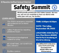 Safety Summit Flier